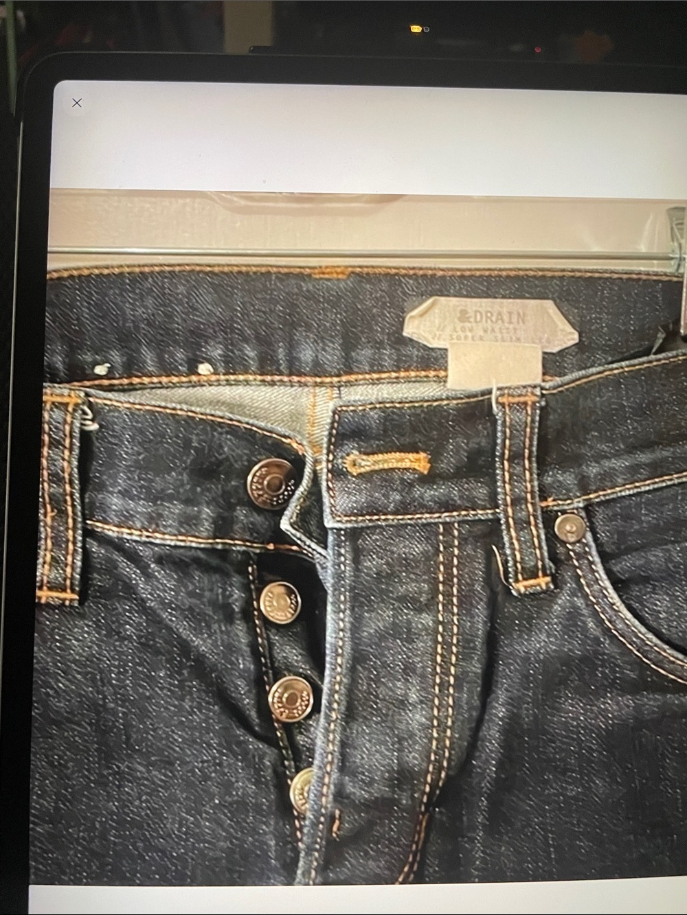 & Drain womans low waist Jeans